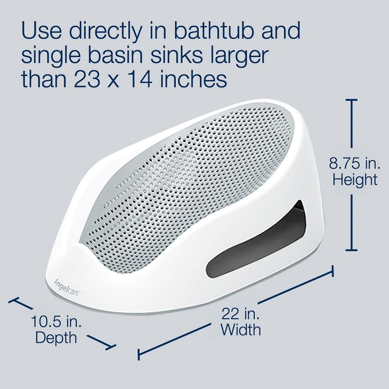 Angelcare Soft-Touch Asiento de Baño y Enjuagador para Bebé Aqua