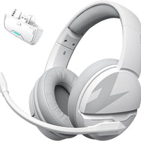 Acer 2.4Ghz Wireless Gaming Headset for Xbox Series X|S & Xbox One,Stable & 15ms Ultra-Low Latency,100Hr Battry, Bluetooth Gaming Headphones with Noise Canceling Mic for PS5,PC,Laptop, Mobile White