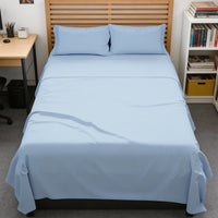 Full XL Sheets - 4 Piece Full XL Sheet Set - Cool & Breathable - Sky Blue