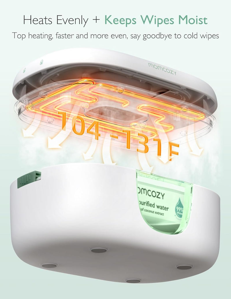 Momcozy Calentador de Toallitas Húmedas de Gran Capacidad