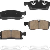 HECHENQICHE D1455 Front Ceramic Brake Pads Kit Fit For Dodge Durango 2011-2016, For Jeep Grand Cherokee 2011-2016, For Jeep Grand Cherokee 2021