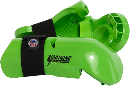 ProForce Lightning Punches Karate/Martial Arts Sparring Gloves (Green, Child Large - Knuckle Width 2.875-3.25