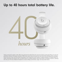 Beats Studio Pro - Mate blanco — Audífonos over-ear premium con ANC, hasta 40h