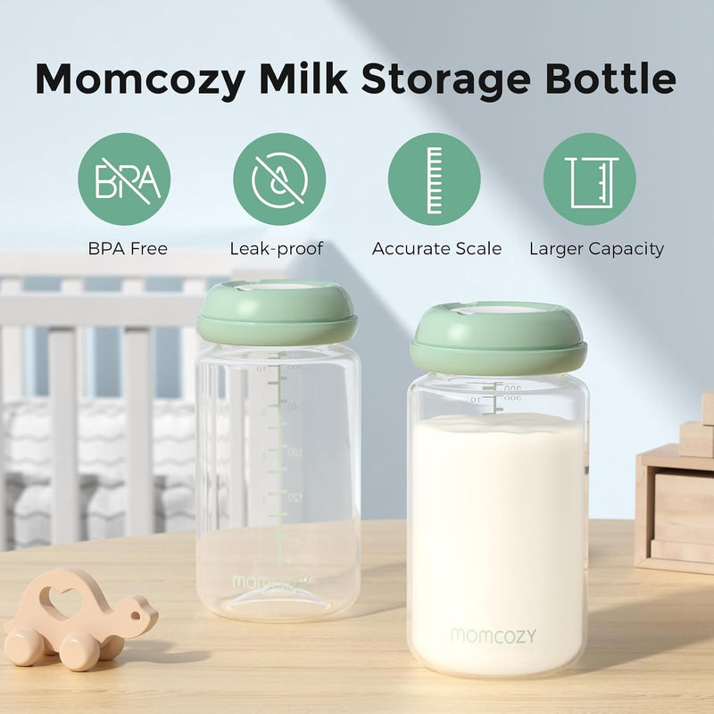 Momcozy Natural Biberones de Boca Ancha Libres de BPA