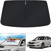 KUST Windshield Sun Shade for 2008-2013 2014 2015 Subaru Impreza WRX/WRX STI Custom Fit Sunshade Accessories Foldable Sun Visor Protector Block UV Rays