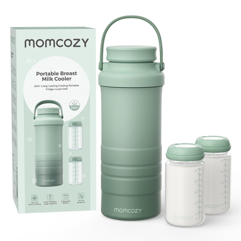 Momcozy Conservadora Portátil de Leche Materna 22 oz para 24 Horas