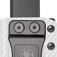 Amberide Universal IWB/OWB Kydex Magazine Carrier for 9mm/.40 & .45 ACP Single and Double Stack Magazines, Adjustable Retention, Ambidextrous Mag Carrier, Fits 1.5" Belt, Made in USA.
