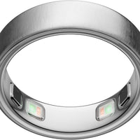 Oura Ring 5 - Anillo Inteligente de Salud y Sueño - Plata Cepillada