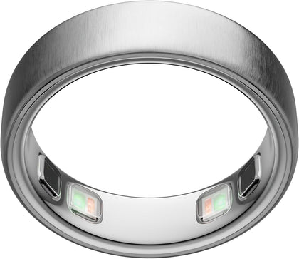 OURA Ring 5 Smart Ring - Brushed Silver - Size 9 - Fitness & Sleep Tracker
