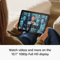 Fire Tablets Amazon Fire HD 10 tablet, built for relaxation, 10.1" vibrant Full HD screen, octa-core processor, 4 GB RAM, 32 GB, Black