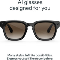 Meta Fury - Black / Brown Gradient — Lentes AI con cámara y audio