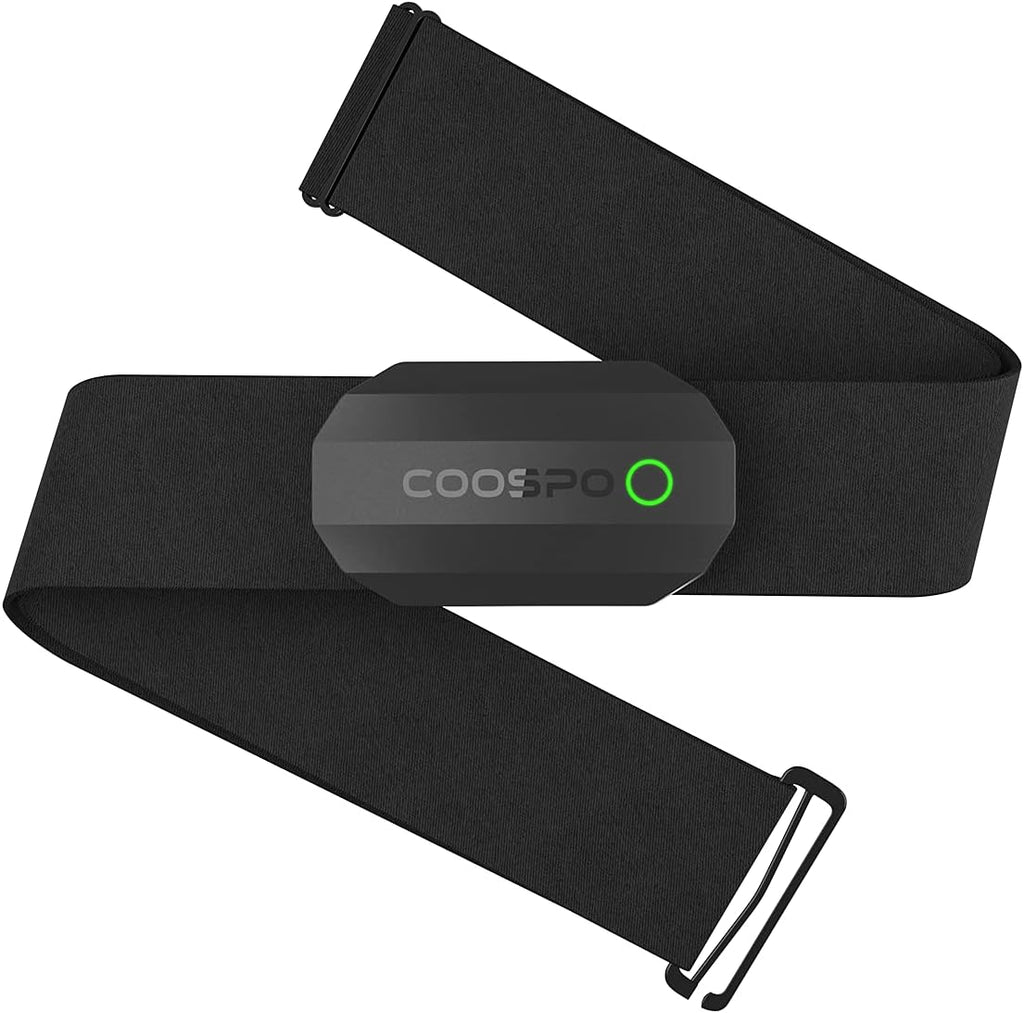 COOSPO Bluetooth Heart Rate Monitor Chest Strap H808S, ANT+ BLE HR Monitor Chest, HRM IP67