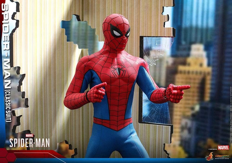 Hot Toys Versión de traje clásico de Spider-Man 1:6