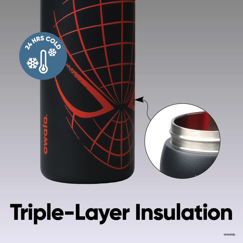 Owala FreeSip Spider Man Botella de Acero 32 oz Marvel Spider-Man