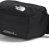 The North Face Borealis Convertible Pack - Commuter Laptop Backpack, Removable Lumbar Pack, Water Repellent Finish, TNF Black/TNF Black, One Size
