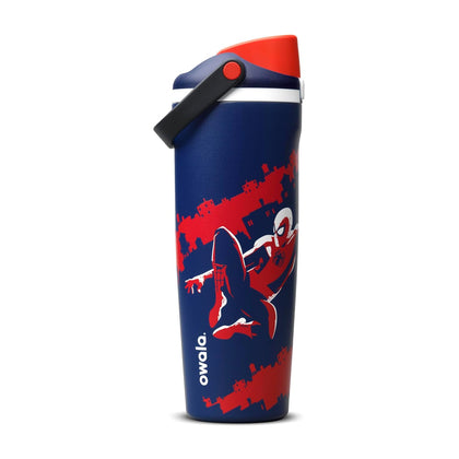 Owala FreeSip Sway Spider Man Botella de Acero 30 oz Swing of Things