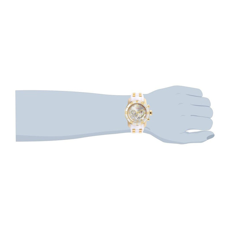 Invicta Reloj de cuarzo Pro Diver para hombre, acero inoxidable y resistencia al agua, correa de silicona
