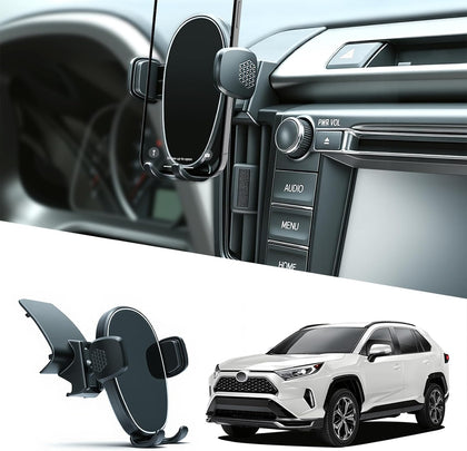 AAGJJ Phone Holder for Rav4 (2013-2018), 360° Adjustable Dashboard Phone Mount, Hands Free Mobile Holder for Toyota Rav4, Car Mount for iPhone, Samsung & Android, Uber Accessories, Car Gifts for Men