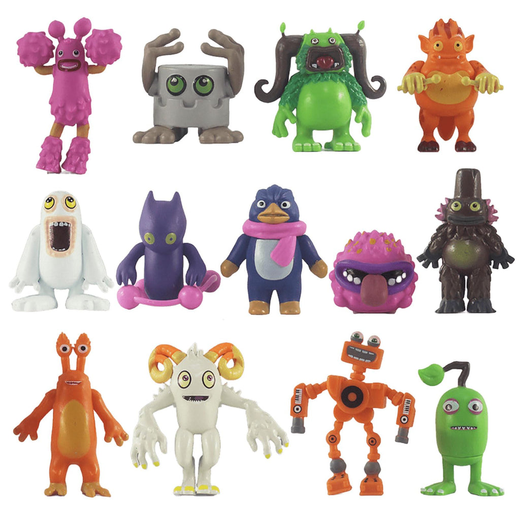 UZAKMI 13PCS Mini Monster Figures Set, Creative Action Toys