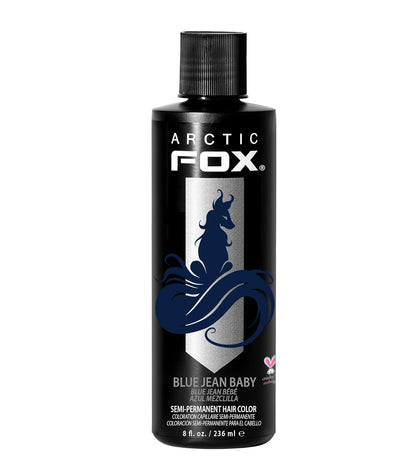 ARCTIC FOX Semi-Permanent Hair Color Blue Jean Baby - Cruelty-Free - 8 oz