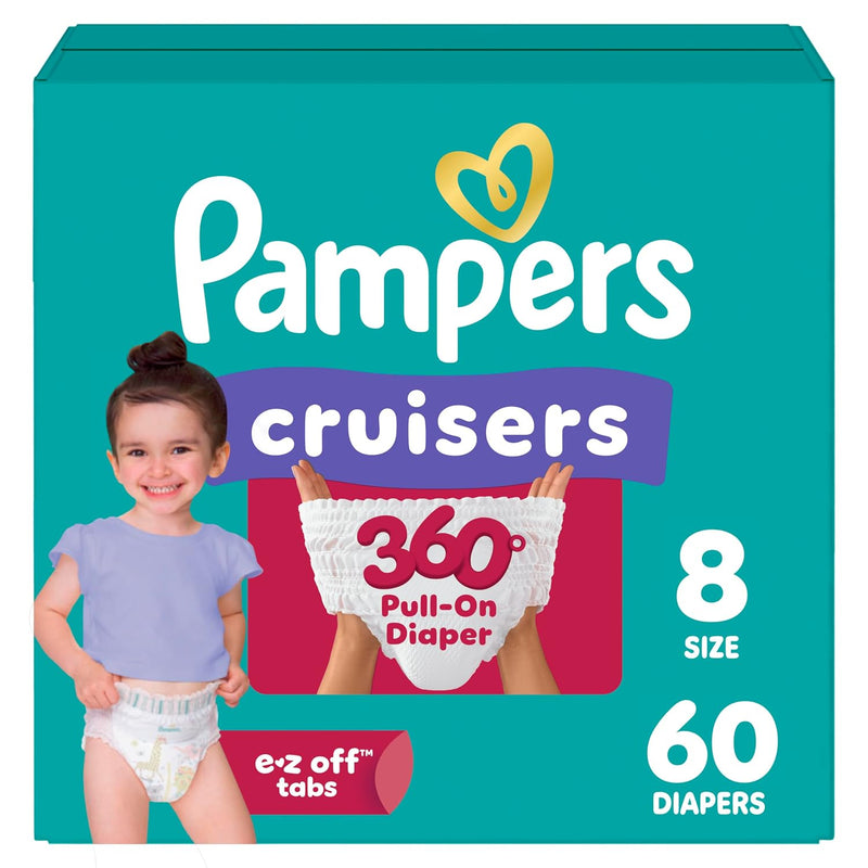 Pampers Cruisers 360 Pañales Tipo Calzoncito para Bebé Tallas 3 a 8