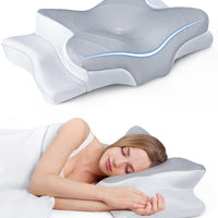 Cozyplayer Ultra Pain Relief Cooling Pillow for Neck Support, Adjustable Cervical