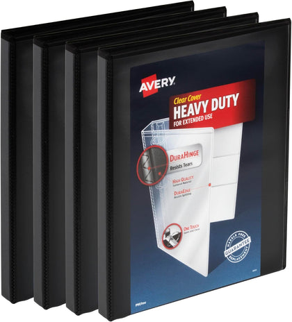 Avery Heavy Duty View 3 Ring Binder, 0.5