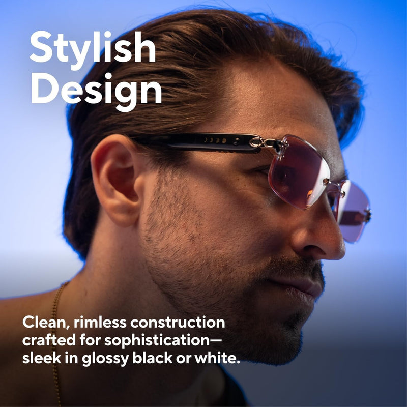 Gafas de sol Aura que cambian de color: 4 colores de lentes, control táctil