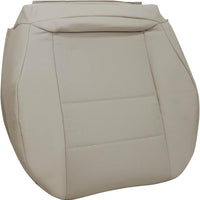NLQR Front Driver Bottom Replacement Seat Cover Ivory Microfiber Leather Compatible with Mercedes Benz C250 C300 C350 2008-2014, Compatible with Mercedes Benz GLK250 GLK280 GLK300 GLK350 2008-2015