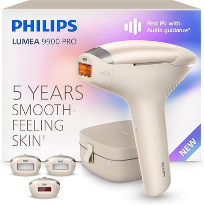 Visita la tienda PHILIPS Dispositivo de depilación IPL Philips Lumea 9900 Pro para una piel suave y duradera.