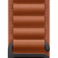 Apple Watch Band - Alpine Loop - 49mm - Terra Cotta - Medium - Black Titanium Finish