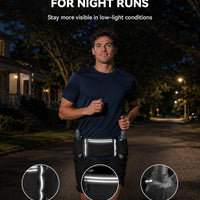 UTOBEST Running Hydration Belt with 2 Soft Flasks, 6-Pocket Waist Pack B5