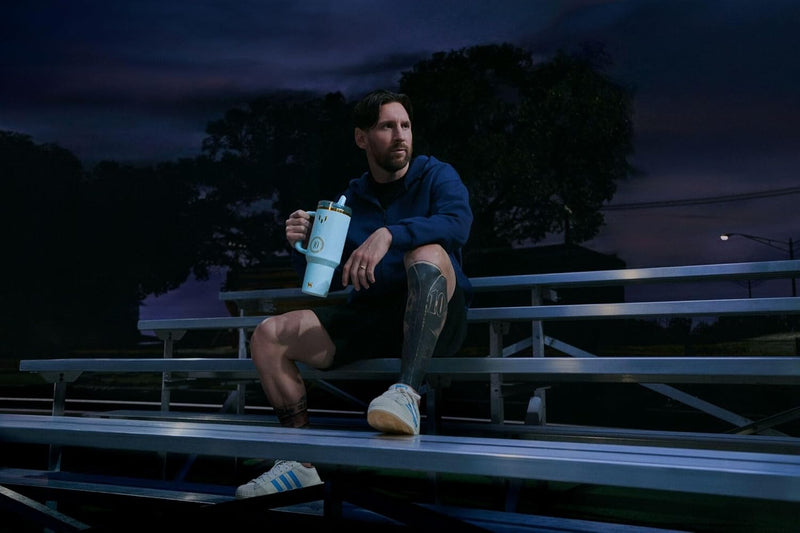 STANLEY x Messi Quencher ProTour Flip Straw Tumbler with Leakproof Lid, 40 oz