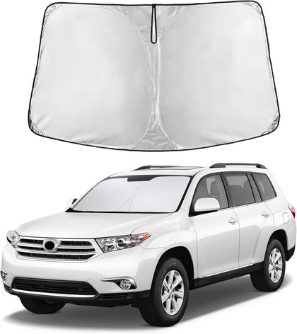 EcoNour Windshield Sunshade Compatible for Toyota Highlander 2008-2012 2013