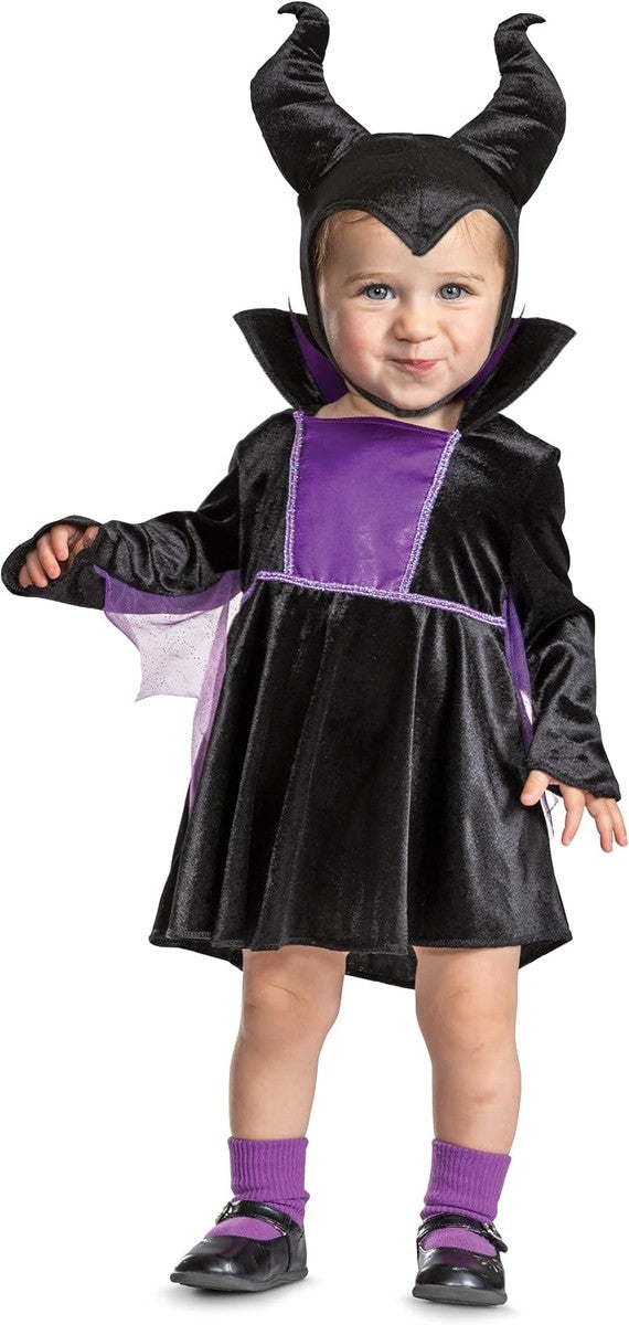Disguise Maleficent Costume for Toddlers, Official Disney Snow White Maleficent Halloween Outfit, Todder Size (2T)