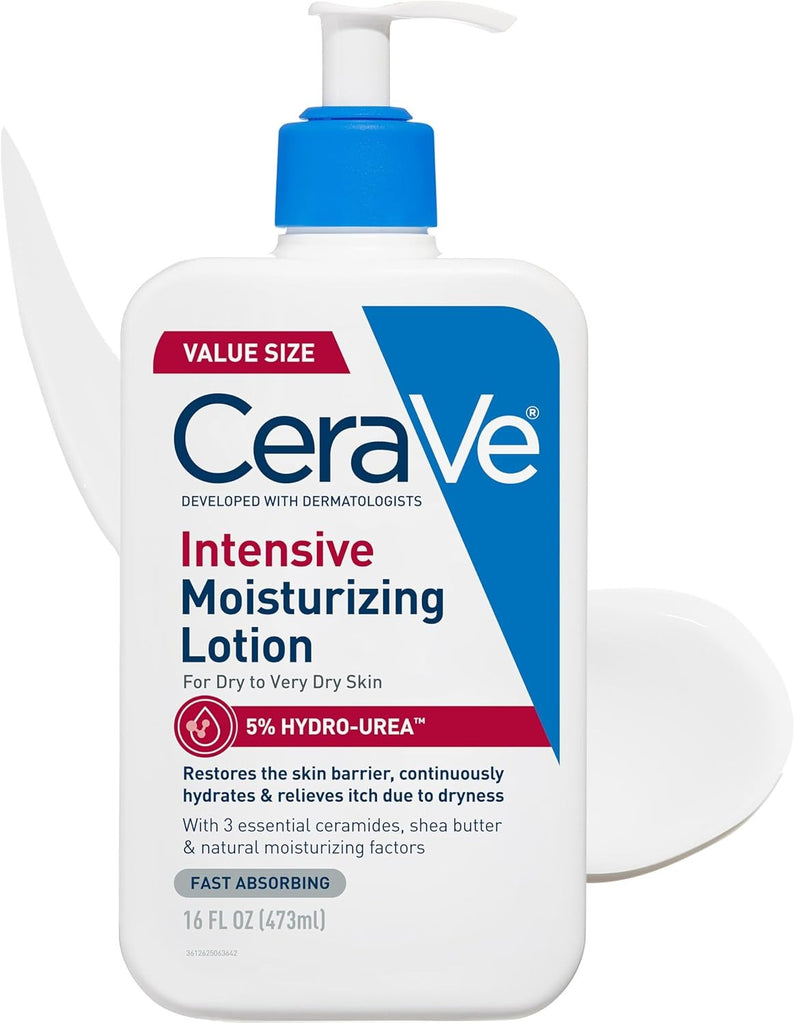 CeraVe Intensive Moisturizing Lotion, Shea Butter Body Lotion, 16oz