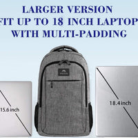 MATEIN Extra Large 18.4 Inch Laptop Backpack, TSA Friendly Travel Backpack