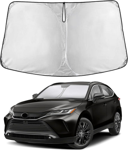 EcoNour Windshield Sunshade Compatible for Toyota Venza 2021 2022 2023 2024