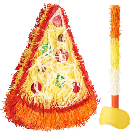 WERNNSAI Pizza Piñata - Pizza Party Decorations for Kids