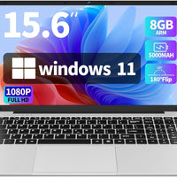Xparkin 15.6 Laptop Computer Compatible with Windows 11 Pro,12 GB RAM 256GB SSD,Intel N4000,丨100% sRGB Screen FHD 1920 x 1080丨MS Office丨WiFi丨BT4丨2xUSB3.0丨Long Battery Life Student Computer