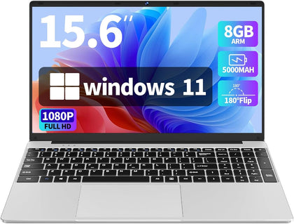 Xparkin 15.6 Laptop Computer Compatible with Windows 11 Pro,12 GB RAM 256GB SSD,Intel N4000,丨100% sRGB Screen FHD 1920 x 1080丨MS Office丨WiFi丨BT4丨2xUSB3.0丨Long Battery Life Student Computer