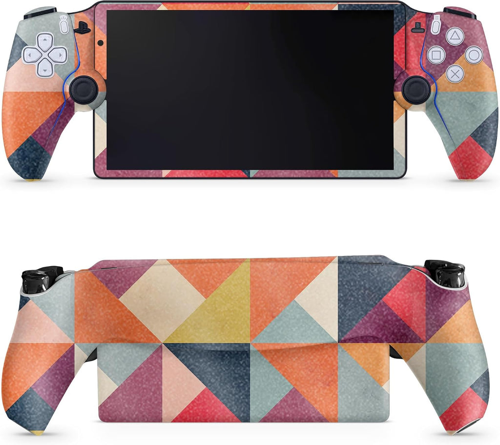 Glossy Glitter Gaming Skin Compatible with PS5 Portal Remote Player - Bright and Happy - Premium 3M Vinyl Protective Wrap Decal Cover - Easy to Apply | Crafted in The USA by MightySkins