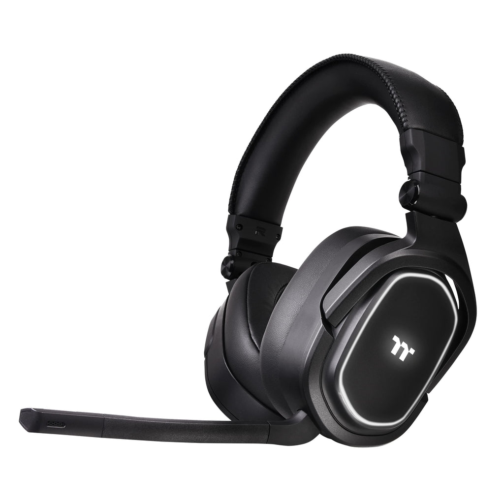 Thermaltake Argent H5 Wireless Headset, 40MM Hi-Res Drives, Compatible with PC, Xbox One, PS4, Mac, Black (GHT-THF-WIECBK-32)