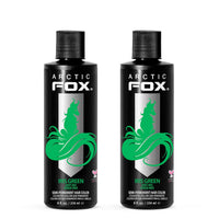 ARCTIC FOX Semi-Permanent Hair Dye Iris Green - Vegan Ammonia Free - 2x8 oz