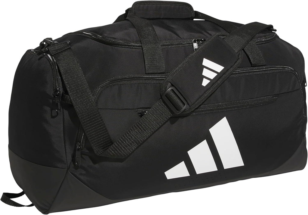 Adidas Defender 5 Duffel Bag for Sports, Gym and Travel, Black, OSFA