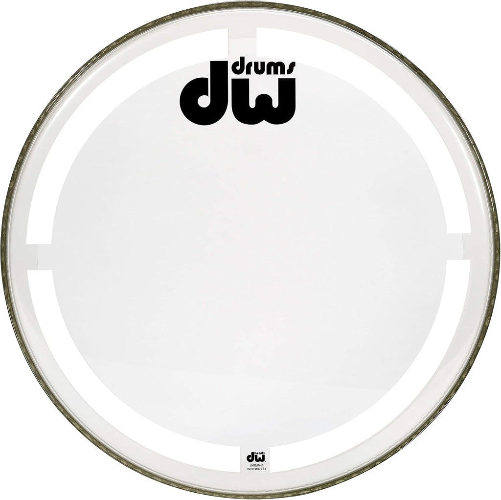 Drum Workshop Coated Clear Bass Drum Head, 22 inch