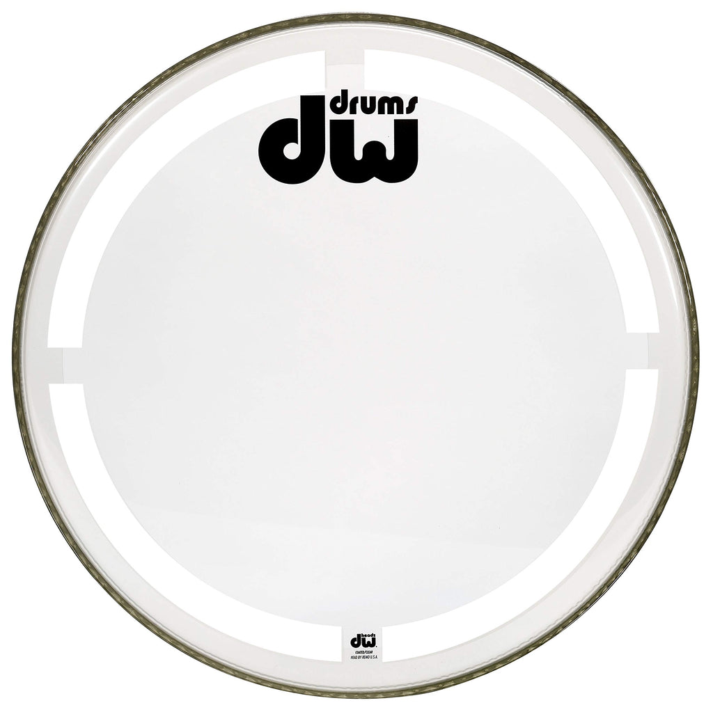 Drum Workshop Coated Clear Bass Drum Head, 20 inch