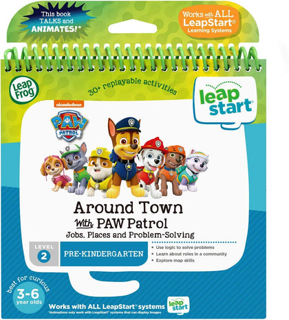 LeapFrog LeapStart 3D Around Town with PAW Patrol Book, Level 2