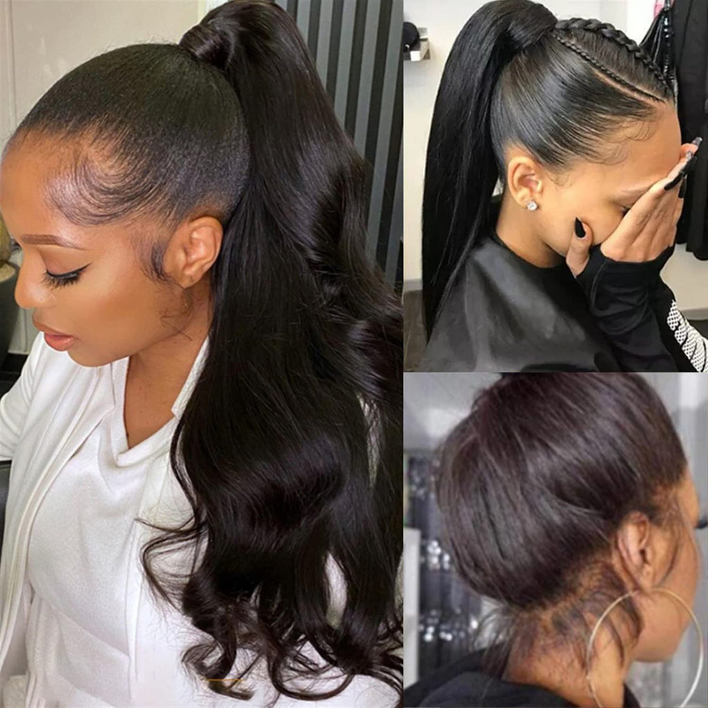 Body Wave 360 Lace Front Wigs Human Hair Full Lace Frontal Wigs 16 Inch