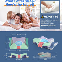 Cozyplayer Ultra Pain Relief Cooling Pillow for Neck Support, Adjustable Cervical
